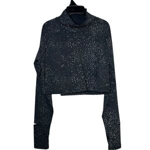 Oiselle Black and White Speckled Women's Top